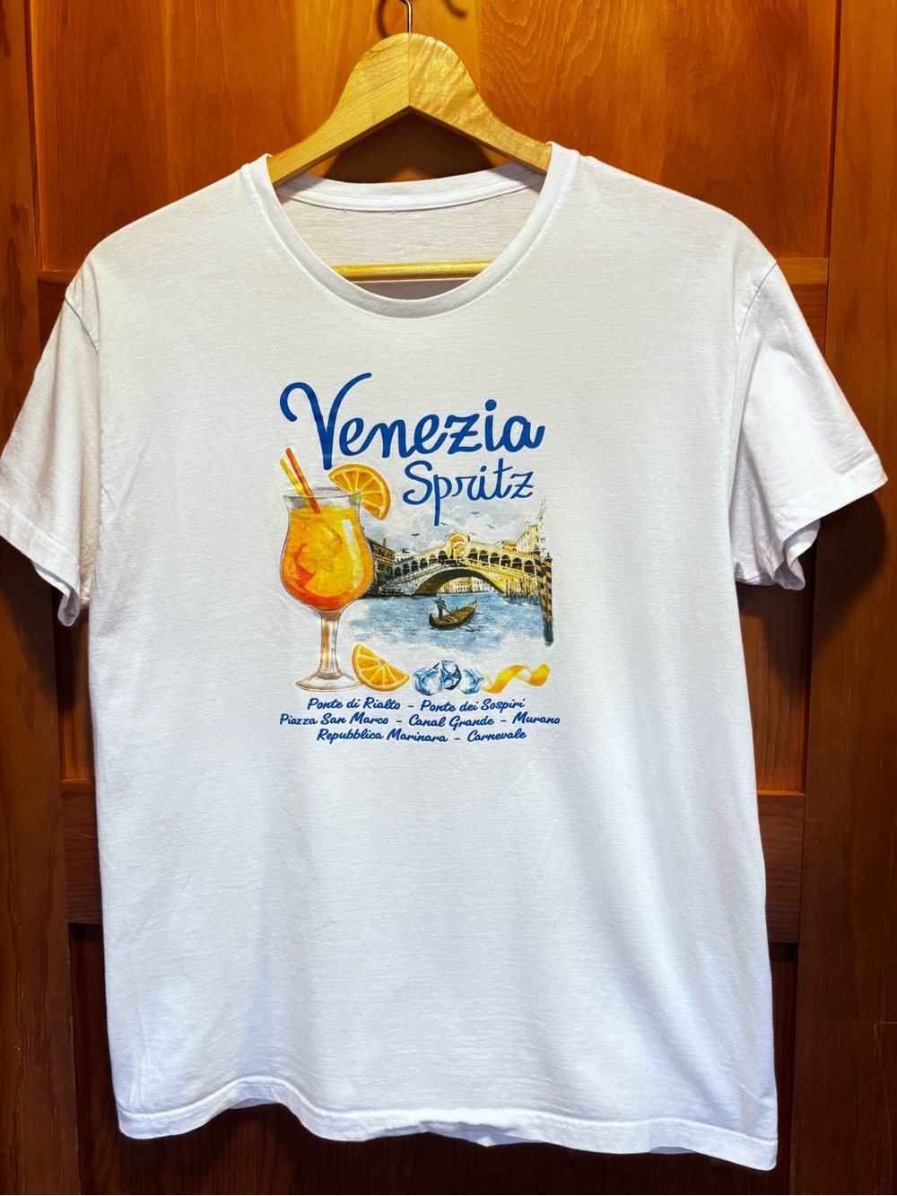 Vibi Venezia "Venezia Spritz" Graphic Tee White L